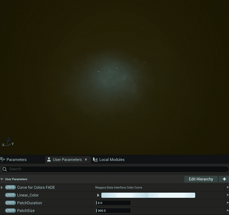 Dynamic frost affix patch VFX