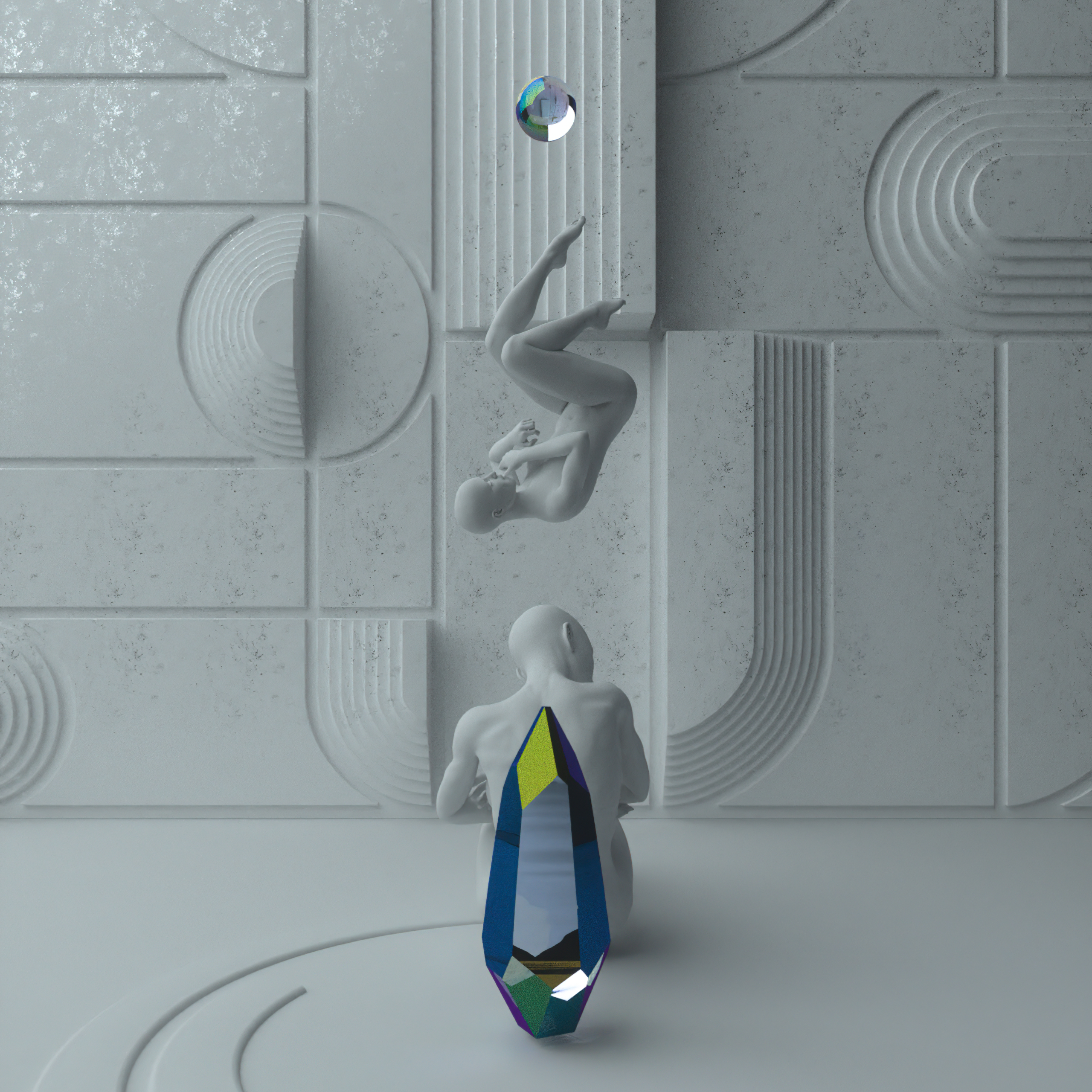 Diamond artwork render