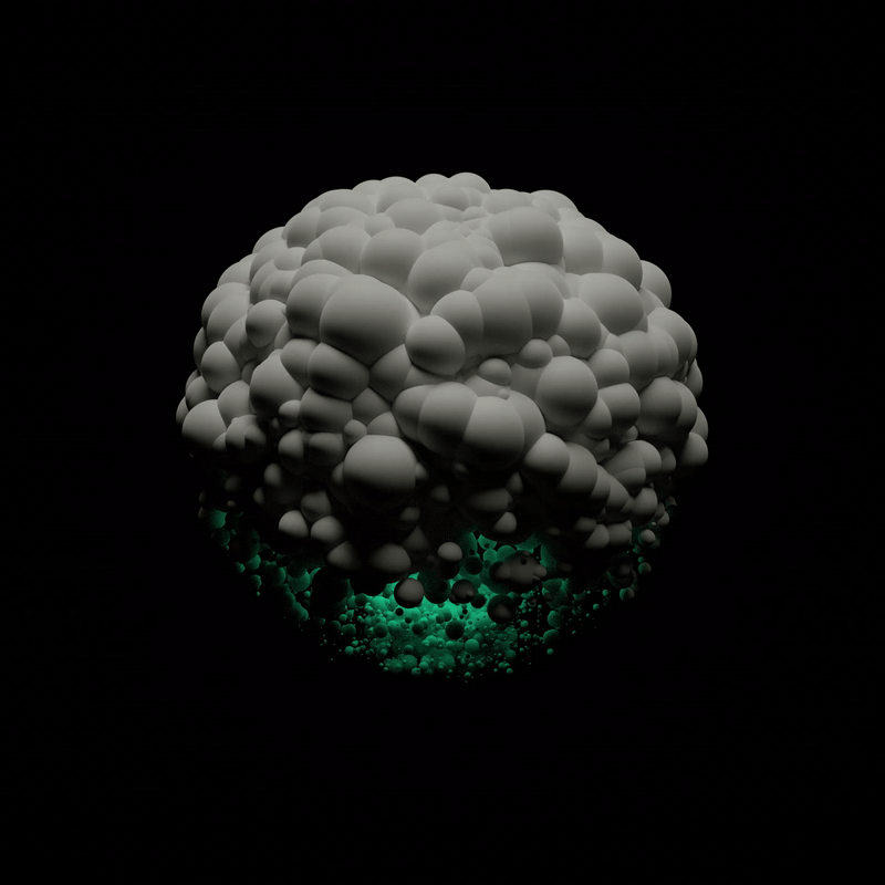 Bubbles light animation