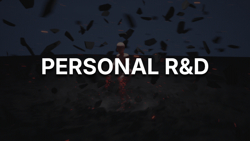 Selection of personal R&D visuals